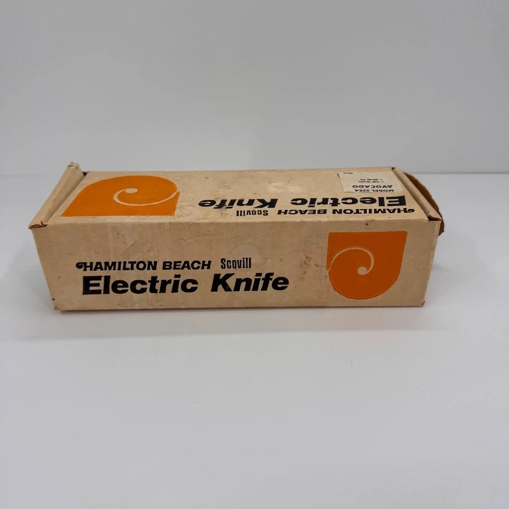 Vintage Hamilton Beach Scovill Electric Knife Model 275A Green Tested Works‎
